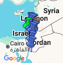 Google Map: Israel & Wonders of Jordan