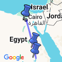 Google Map: Egypt with Nile Cruise