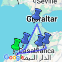 Google Map: Highlights of Northern Morocco