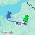 Google Map: WWII D-Day Landing Beaches & Battle of Normandy