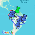 Google Map: South American Discovery with Brazil's Amazon