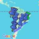 Google Map: South American Odyssey with Peru