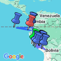 Google Map: Legacy of the Incas with Galápagos Cruise