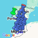 Google Map: Spain, Portugal & Morocco