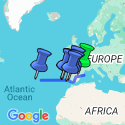 Google Map: Highlights of Spain and Portugal with Azores