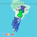 Google Map: Argentina - From City Lights to Southern Ice