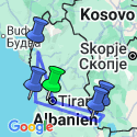 Google Map: Albanien & Nordmazedonien: Gjirokaster