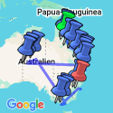 Google Map: Australien: Höhepunkte Australiens