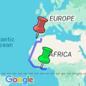 Google Map: Accra To Fez Overland Expedition