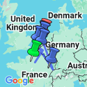 Google Map: Classic Paris to Amsterdam