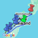 Google Map: Essential New Zealand: South Island