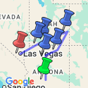 Google Map: The Grand Canyon & Utah's Mighty Five