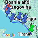 Google Map: Gems of the Balkans with coastal cruise