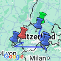 Google Map: Discover Switzerland by Rail