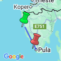 Google Map: Cycling Croatia's Istrian Peninsula