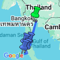 Google Map: South Thailand: Tropics & Tuk Tuks