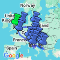 Google Map: Central & Southeastern Europe: A Cultural Circuit