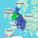 Google Map: Central & Western Europe: Main Cities & More