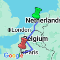 Google Map: A Journey through the Netherlands, Belgium & France: Canals, Champagne & Culture