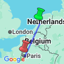 Google Map: Journey through the Netherlands, Belgium & France: Canals, Champagne & Culture