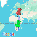 Google Map: Cape Town to Cairo: The Ultimate African Expedition