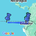 Google Map: Mainland Ecuador and Galapagos Cruise