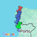 Google Map: Walking the Portuguese Camino