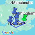 Google Map: Southern England Escape with London