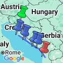 Google Map: Croatia & Albania Escape