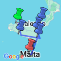 Google Map: Sicilian Escape with Malta