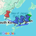 Google Map: Highlights of Japan & South Korea