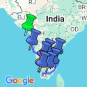 Google Map: Southern India Encompassed