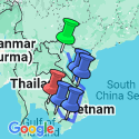 Google Map: The Best of Vietnam & Cambodia