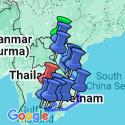 Google Map: Epic Southeast Asia: Hanoi to Siem Reap Highlights