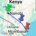 Google Map: Wildlife & Coastal Wonders of Kenya: Tsavo to Watamu