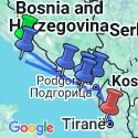 Google Map: Sail Croatia and Explore Montenegro