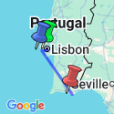 Google Map: Family Journey Portugal: Lisbon to the Algarve