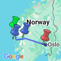 Google Map: Norwegian Fjords Adventure