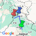 Google Map: North India: Delhi, Dharamshala & the Golden Temple
