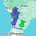 Google Map: Best of Argentina, Bolivia and Chile