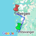 Google Map: Walking the Fjords of Southern Norway