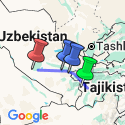 Google Map: Highlights of Central Asia