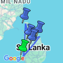 Google Map: Highlights of Northern Sri Lanka