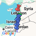 Google Map: Jordan & Lebanon Express