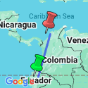 Google Map: QUITO to CARTAGENA (21 days) Colombian Adventure
