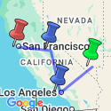 Google Map: Wonderful Western Coast of America