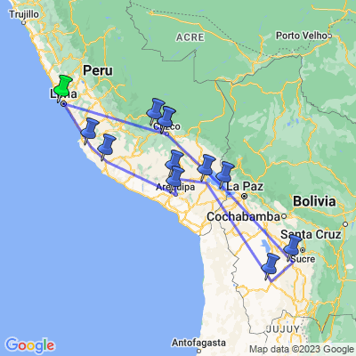 Groepsreis Peru & Bolivia; Tussen altiplano en zoutvlakte (Shoestring)