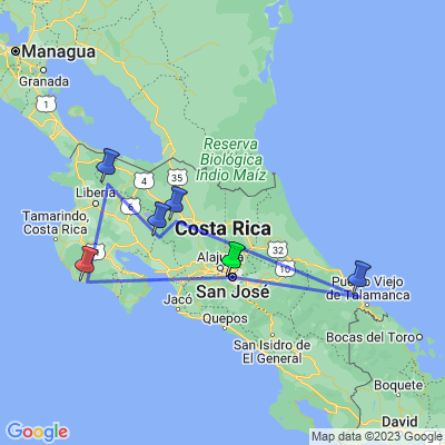 Groepsreis Costa Rica: Natuur & Strand; Gifkikkers, luiaards en de Christushagedis (Shoestring)