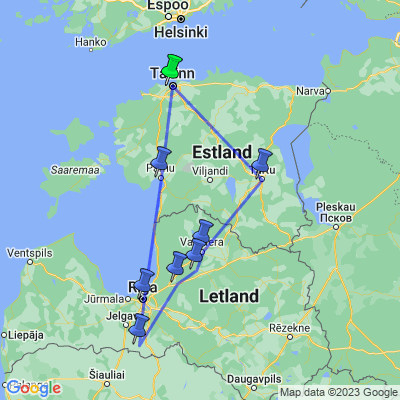 8 daagse fly drive Estland en Letland (TUI Nederland)