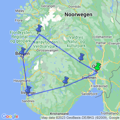 10 daagse fly drive Zuid Noorwegen (TUI Nederland)